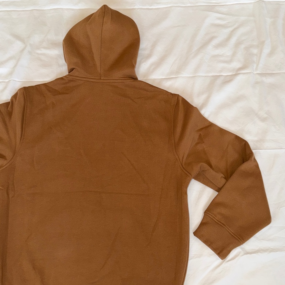 NWT UGGbraid Tasman Pull-On Hoodie In Chestnut Size Medium - Picture 10 of 16